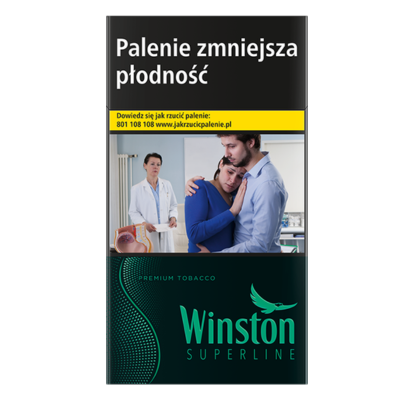 WINSTON BLACK GREEN SUPER LINE