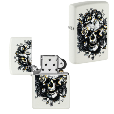 ZAPALNICZKA ZIPPO SKULLAND ROSES